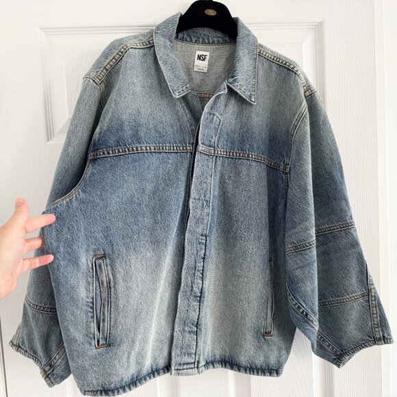 NSF "Welder" Denim Shirt/Jacket, size Small - Picture 2 of 7